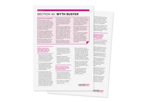 Section 40 Myth Buster